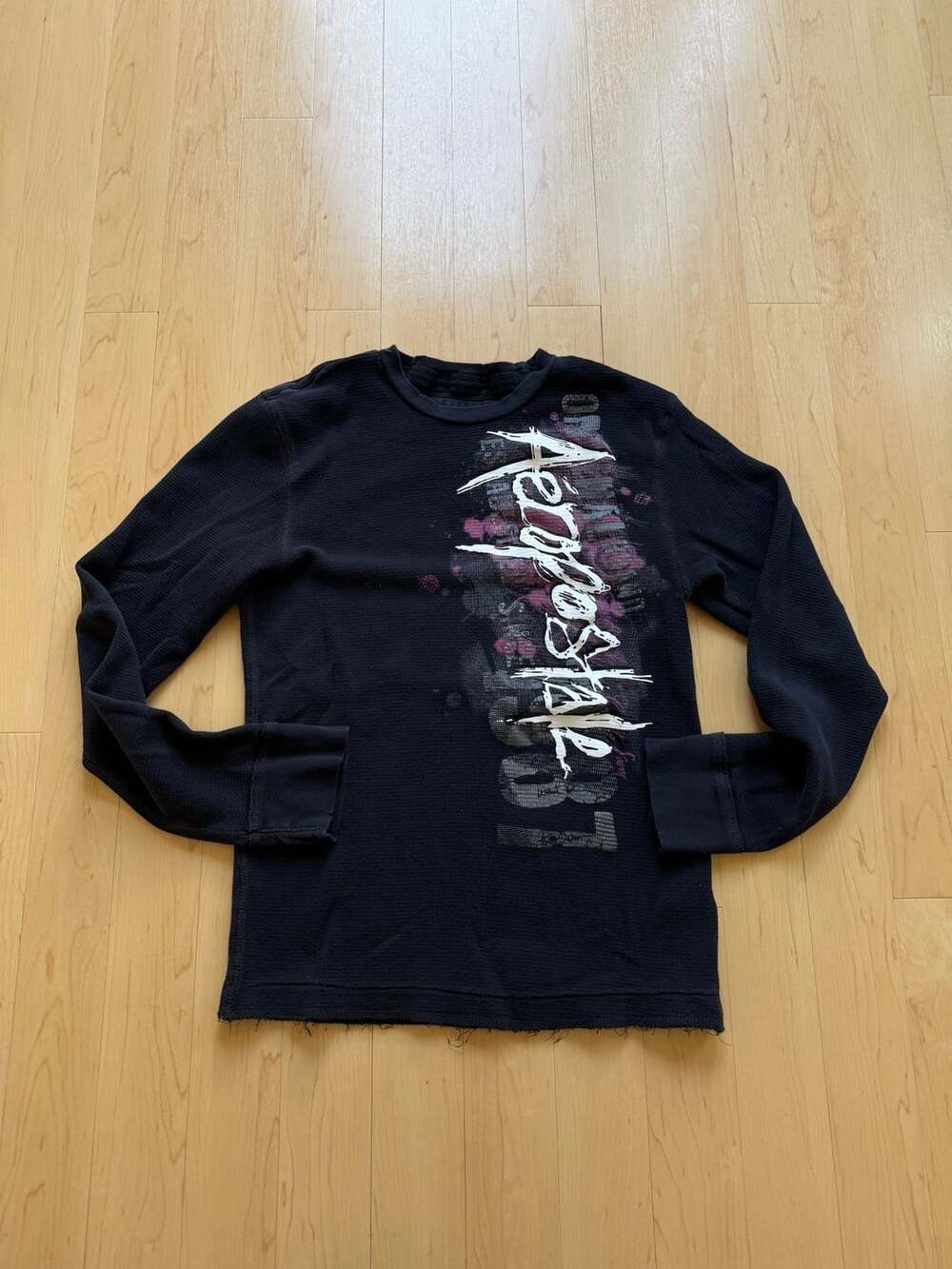 Y2K Aeropostale Thermal Graphic Shirt
